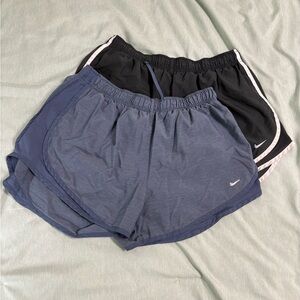 Nike Women's Running Shorts in Black and Navy (Pair!)